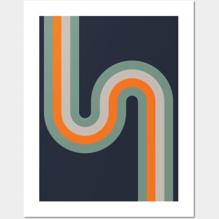 Simply Retro Curve Posters and Art